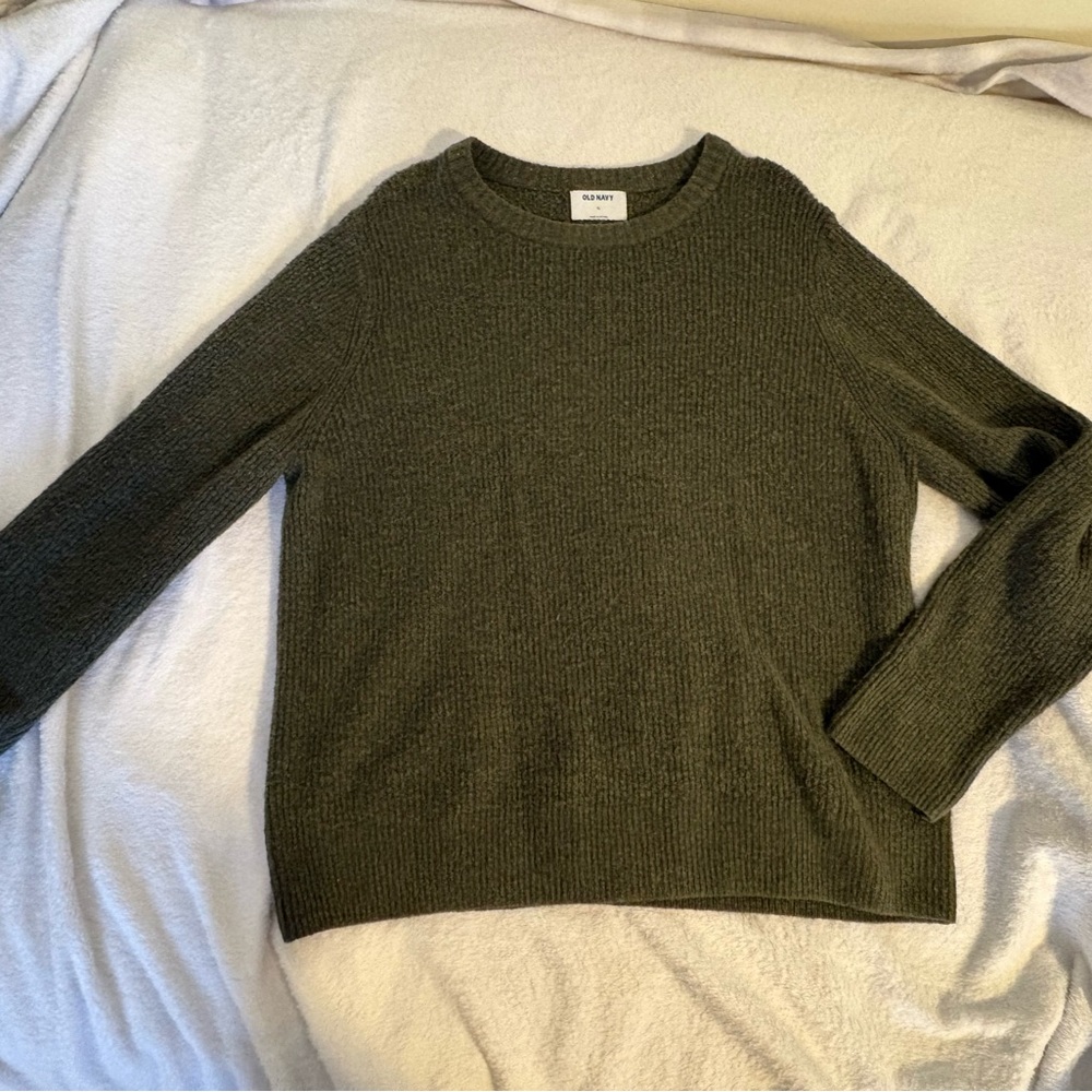Old Navy Olive Crew Neck Sweater